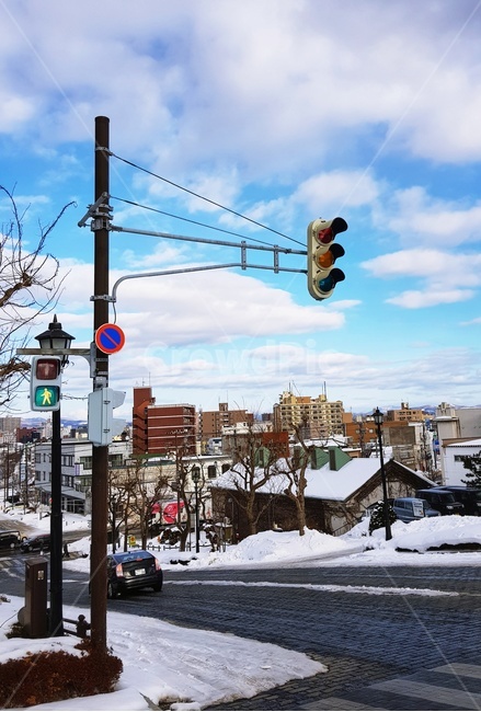신호등,trafficlight,눈내린도로,traffic,bluesky