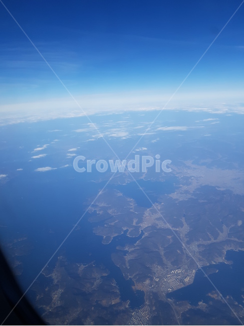옥외,풍경,조감도,landscape,aerialview,nature,outdoors,비행,비행기,여행,창문,하늘