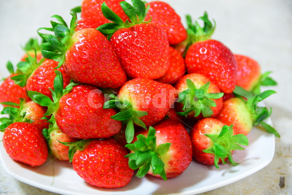 딸기,제철,꼭지,과일,접시,채소,빨강,맛있는,식재료,strawberry,vegetables,dishes
