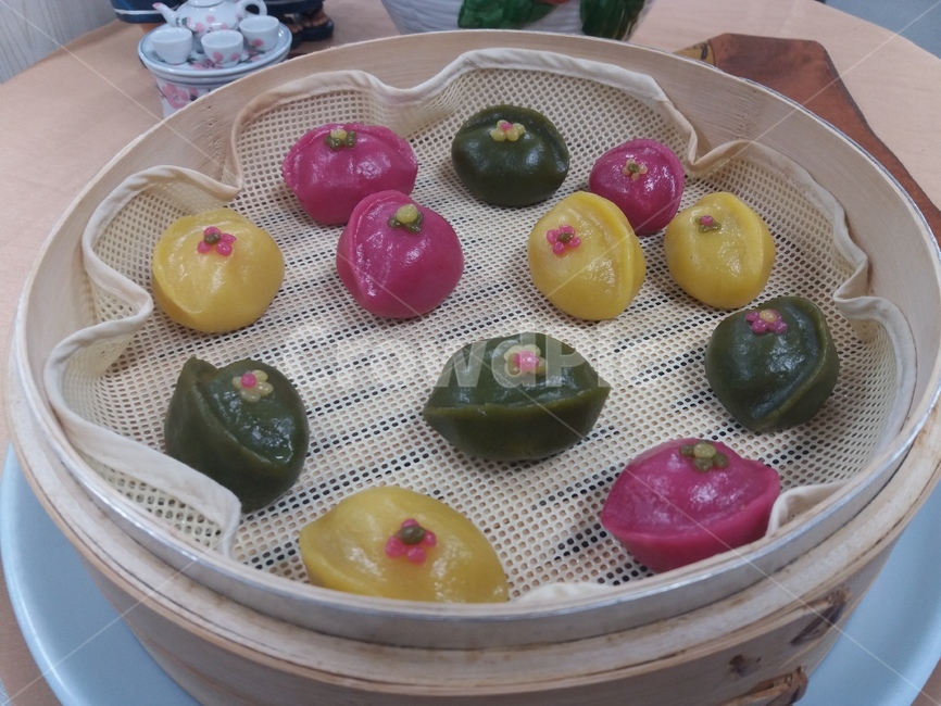 예쁜송편,색색이송편,손님다과상,꽃송편,삼색송편