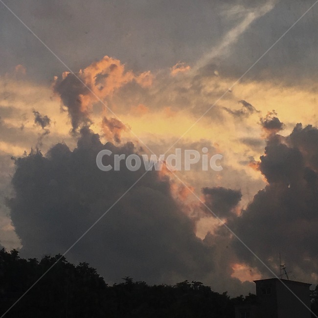연희동,구름,황혼,비온뒤,날씨,cloud,sky,nature,weather,after,raining,적운,art,자연,풍경,nature,landscape