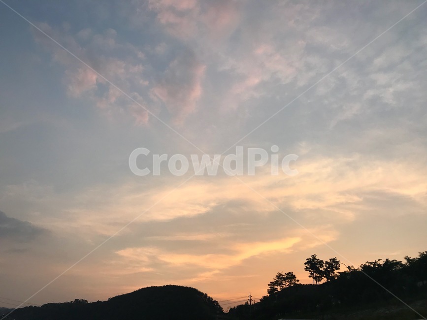 노을,해질녘,저녁무렵,하늘,구름,자연,풍경,nature,landscape,outdoors,옥외