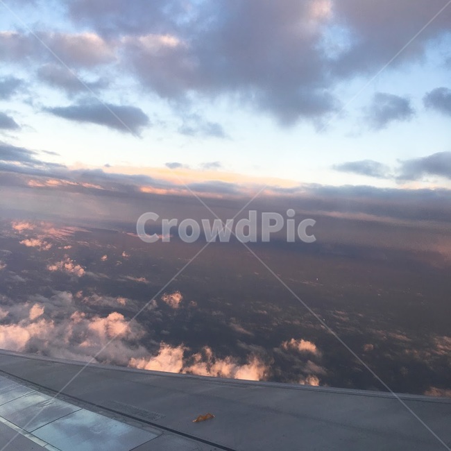 하늘,구름,비행기,노을,sky,cloud,airplane,landscape,여행,휴가,traveling,vacation,trip