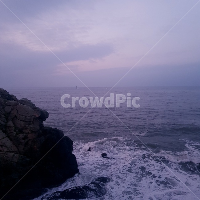 부산,송정,바닷가,파도,바위,돌,지평선,바다,아침바다,밤바다,새벽바다,새벽,부산바다,부산송정