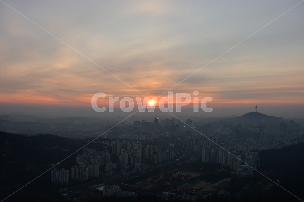 안산,일출,해맞이,해돋이,서울,아침,도시,도심지,풍경,미세먼지,겨울,도시,풍경,city,landscape,한국도시풍경,한국도시경관,korea cityscape,경치,outdoors,옥외,nature,자연,scenery