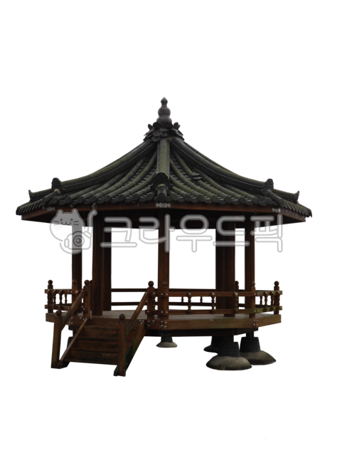 누끼작품, 정자, 정자누끼, 기와정자, 기와정자절병통, 사진,이미지,일러스트,캘리그라피 - 태산과바다작가