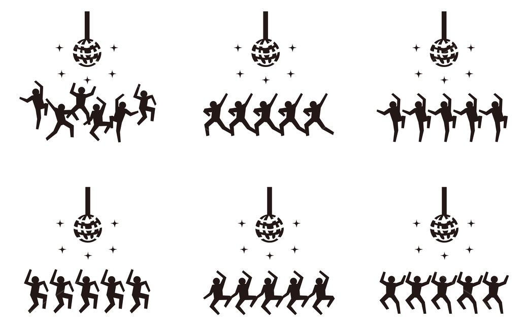 춤,댄스,실루엣,미러볼,군무,안무,노래방,클럽,라운지,춤사위,심볼,윤곽,그림자,벡터,아웃라인,일러스트레이션,디자인,사람들,노는,놀이,재밌는,즐거운,그래픽,활동적인,활발한,웃긴,아이콘,뛰는,점핑,파티,dance,dancing,silhouette,shadow,outline,mirrorball,group,groupdance,choreography,karaoke,singingroom,club,nightclub,lounge,move,step,symbol,vector,illustration,design,fun,funny,people,happy,graphic,active,icon,party,cartoon,jump,music