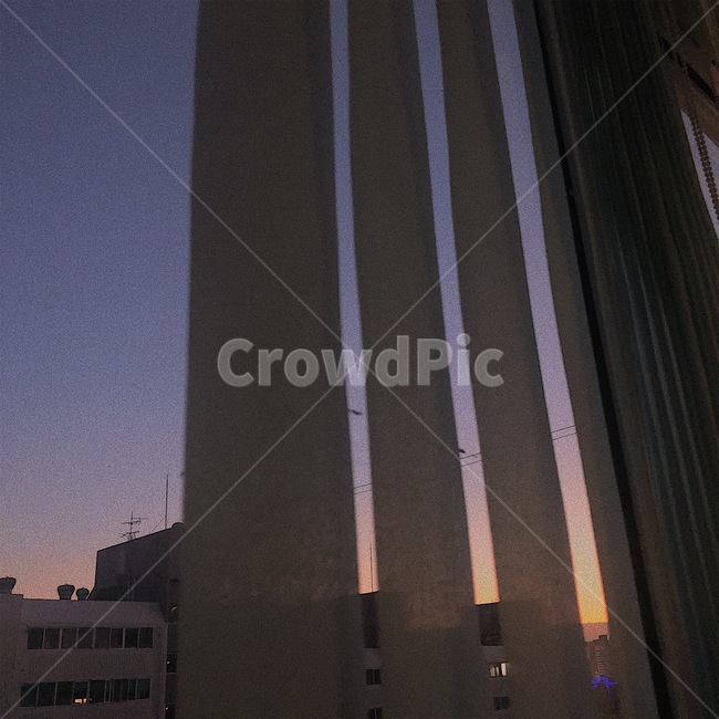하늘,블라인드,노을,창문,window