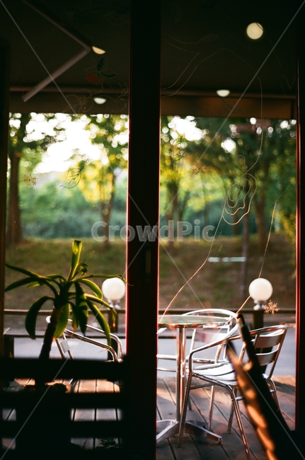 카페,필름사진,봄,햇빛,테라스,감성,sensible,feeling,휴식,힐링,rest,relaxation,healing,인테리어,실내디자인,interior design