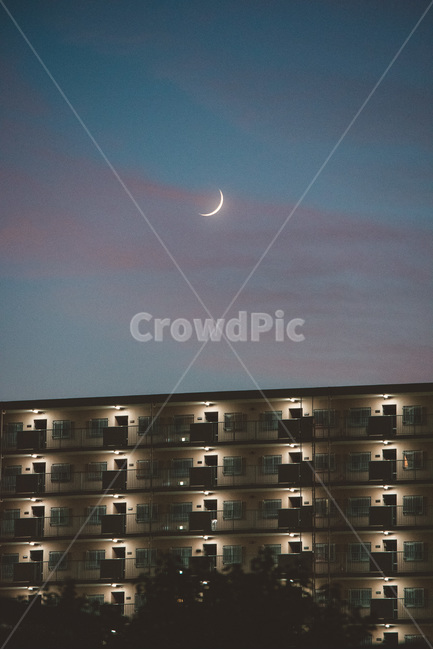 초승달,달,야경,하늘,저녁하늘,밤하늘,nature,자연,outdoors,야경,밤,풍경,nightscape,night,landscape,도시,city,한국도시풍경,한국도시경관,korea cityscape,색깔,색상,색채,색감,color sense,color sensitivity,feeling of color