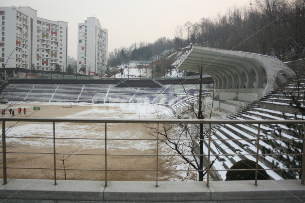 운동장,눈,난간,경기장,겨울,겨울,계절,winter,season