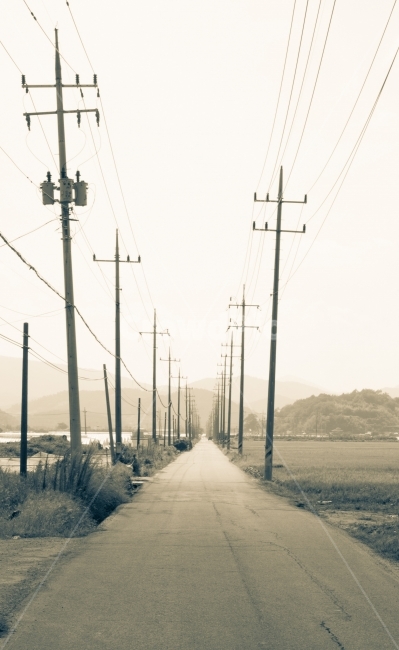 길,시골,풍경,편안함,추억,외로움,허전함,시골길,시골,마을,풍경,landscape,country,rural,town,흑백,모노톤,monochrome,black and white