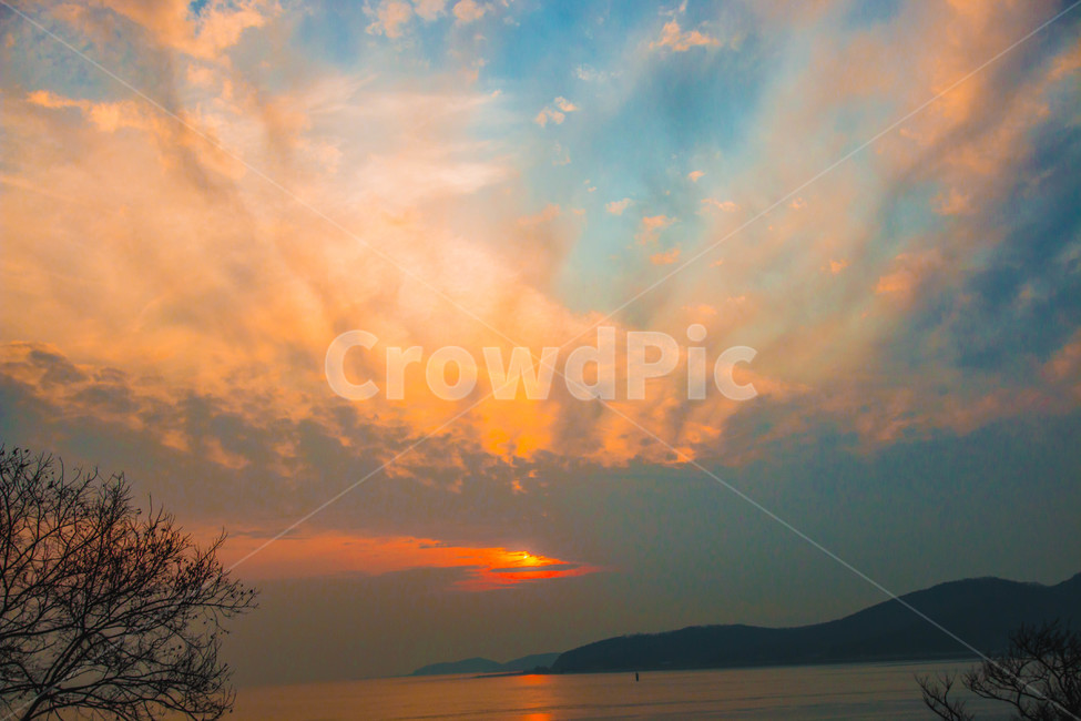 자연,outdoors,하늘,황혼,일몰,sunset