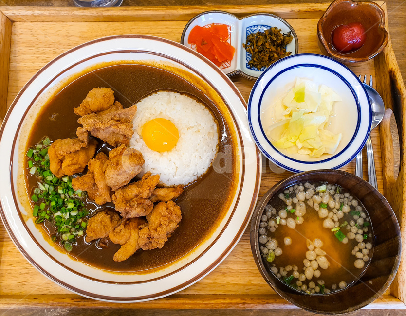 egg,계란,food,음식,카레,일식카레,일본식카레,일본음식,일식,치킨카레,치킨,치킨가라아케