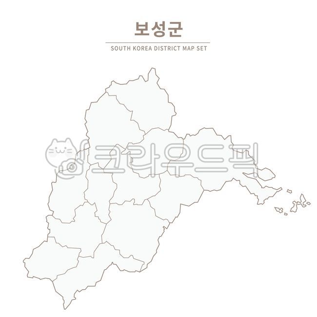 Boseong,Boseong-gun,Boseong map,Boseong-gun map,Jeonnam Boseong,Jeollanam-do,Jeonnam,map,map illustration,region,Republic of Korea,district,administrative district,map,local illustration,administrative map,jurisdiction map,district map,c