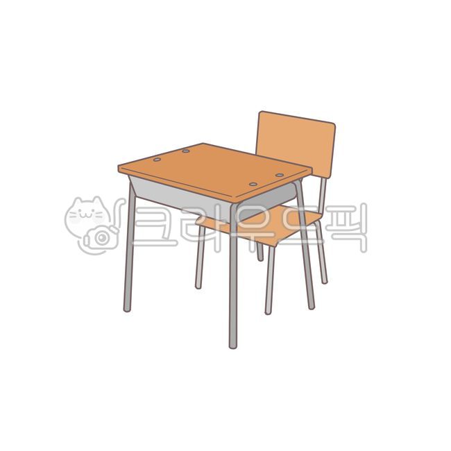 학교,책상,의자,걸상,책걸상,그림,삽화,일러스트,공부,방학,illust,school,desk,chair,누끼,furniture,가구,table,학습,수능,고등학교,중학교,초등학교,학원