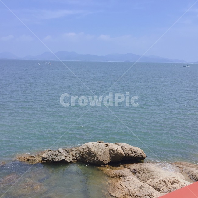 맑은바다,파란하늘,맑은물,바다,sea,promontory,돌,여수바다,여수낮바다,물,자연