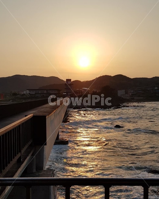 포항,보릿돌교,장길리,구룡포,일몰,sunset,명소,해질녘,해넘이