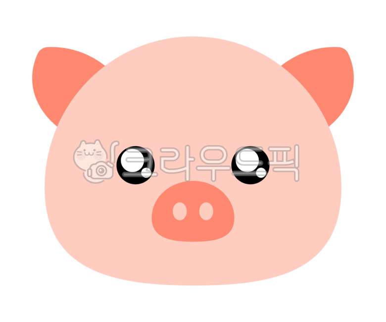 돼지,돼지캐릭터,돼지얼굴,얼굴,동물얼굴,동물,돼지표정,pig,돼지코