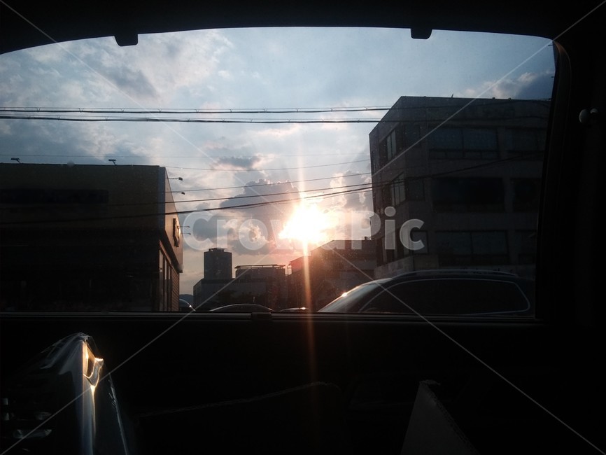 하늘,노을,구름,저녁,햇빛,오후,빛,light,플레어,flare,sunlight