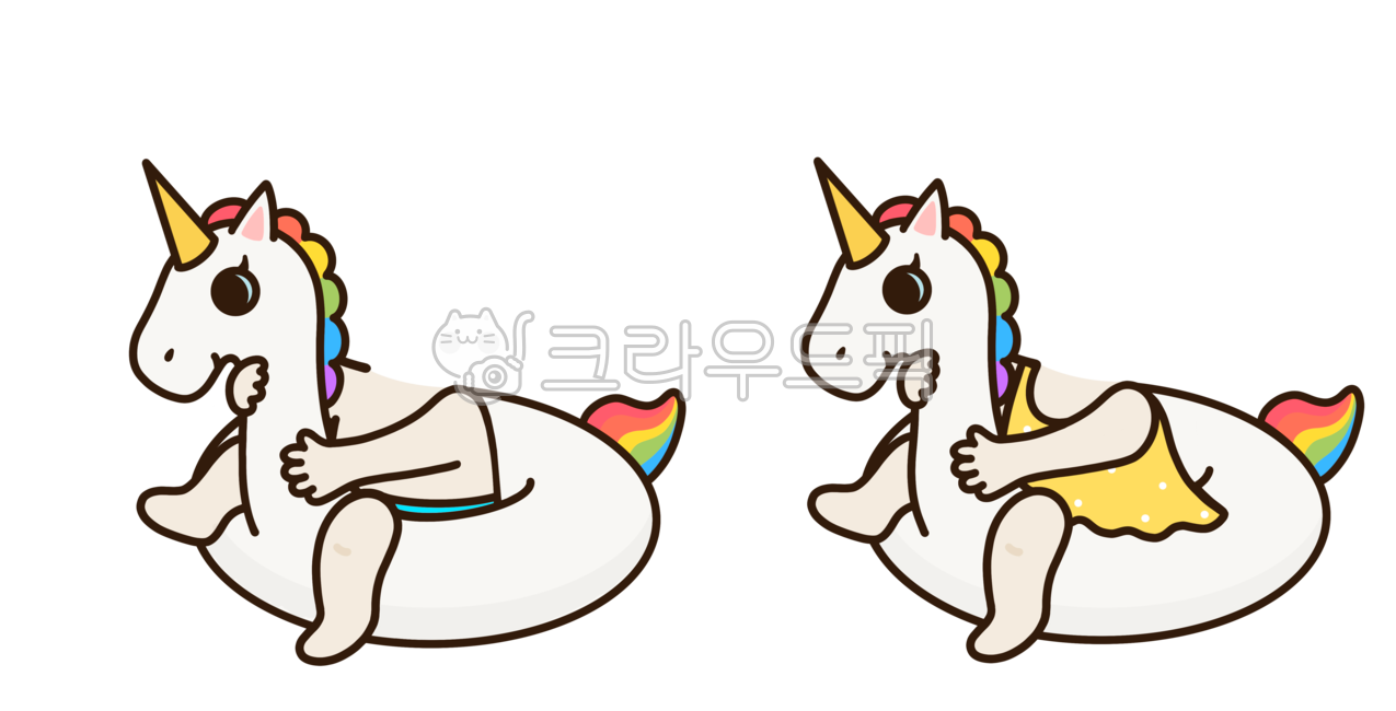 Unicorn tube,Summer environment composition,children png,Unicorn tube synthesis,Childrens group pattern,summer,children,Tube composite design,swimsuit face composition,summer composite design,Tube synthesis,synthesis,summer illustration,summer environment