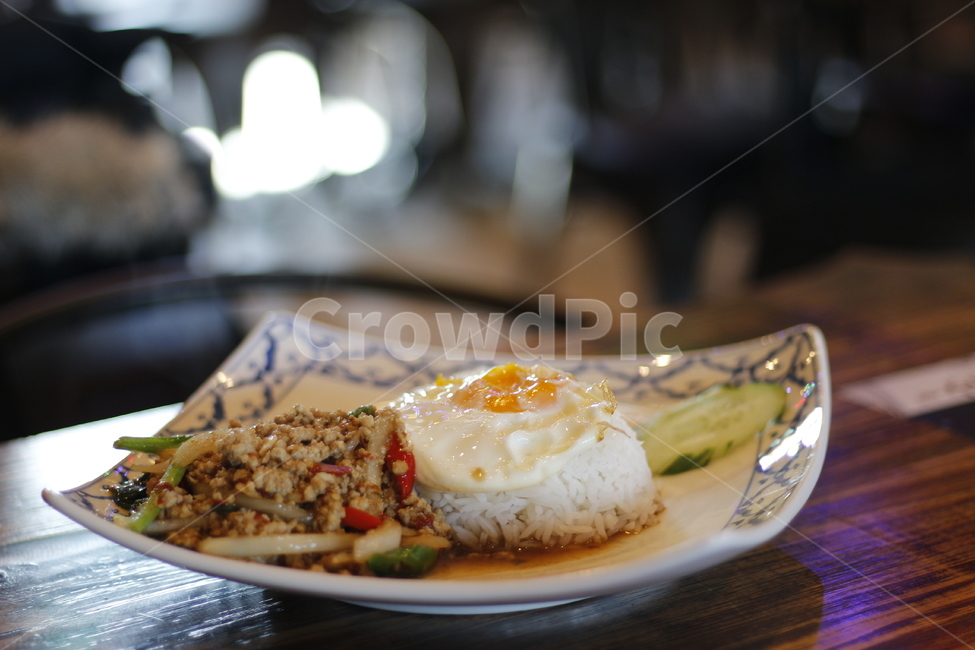 락카우무쌉,타이요리,동남아요리,음식,덮밥,볶음밥,밥,요리,식당,태국요리,계란후라이,음식,식재료,요리,food,cook,meal,dishes,food reserves