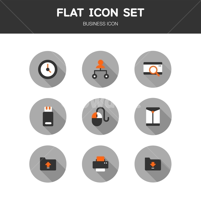 business,usb,printer,icon,clock,computer,search,envelope,file,folder,hour,flat,Flat icon,Internet,group