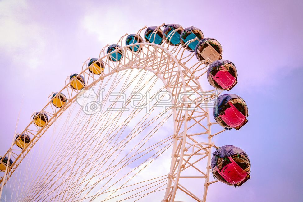 Beach,Ferris wheel,bigwheel,amusement park,Rides