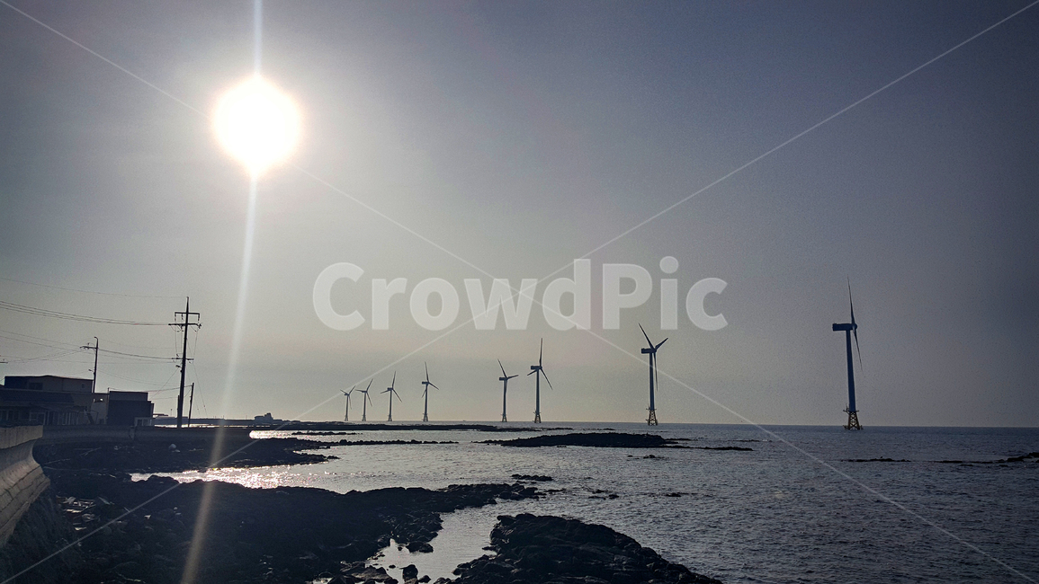 풍력발전기,바다,풍력터빈,windturbine,turbine,터빈,기계,machine,motor,엔진,engine