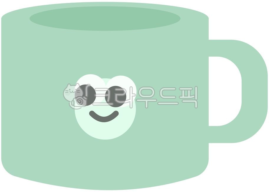 캠핑머그컵,법랑머그컵,귀여운머그컵,머그컵캐릭터,민트색머그컵