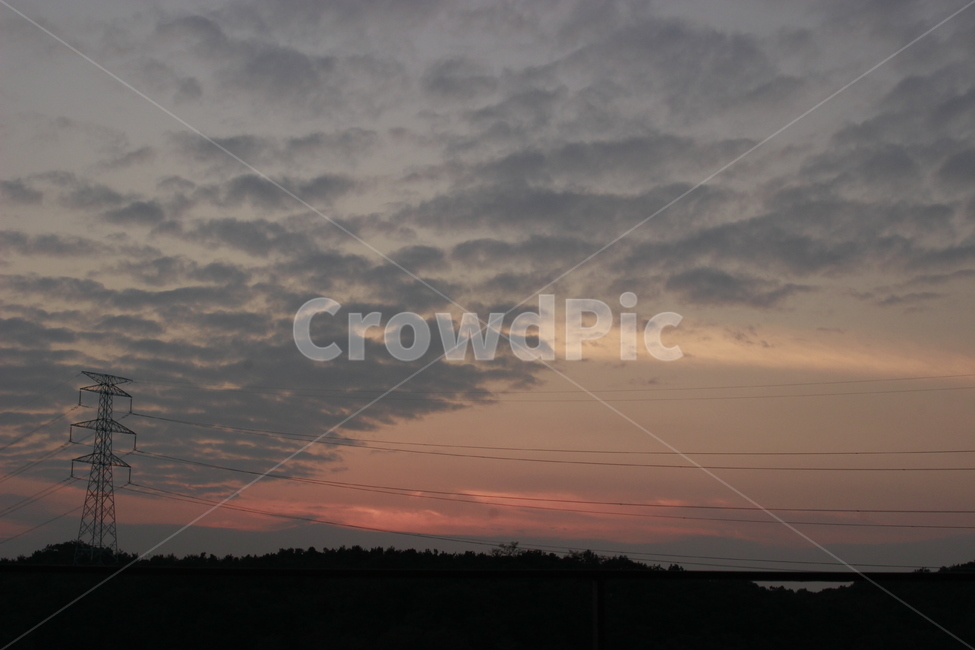 노을,저녁,하늘,풍경,밤,수평선,구름,자연,풍경,nature,landscape,outdoors,옥외,sky
