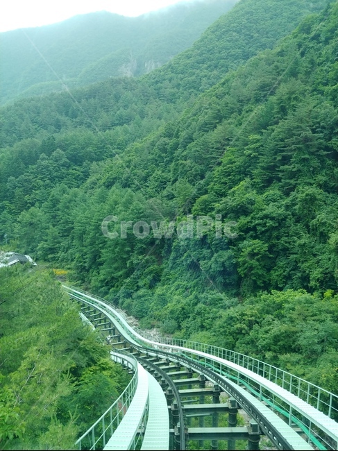 모노레일,철로,풍경,배경,산