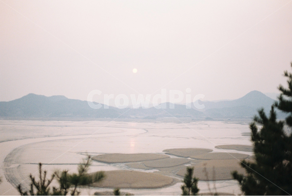 순천만습지,갈대밭,전망대,필름카메라,노을,film,하늘,겨울,landscape,풍경,경관,구름,cloudy