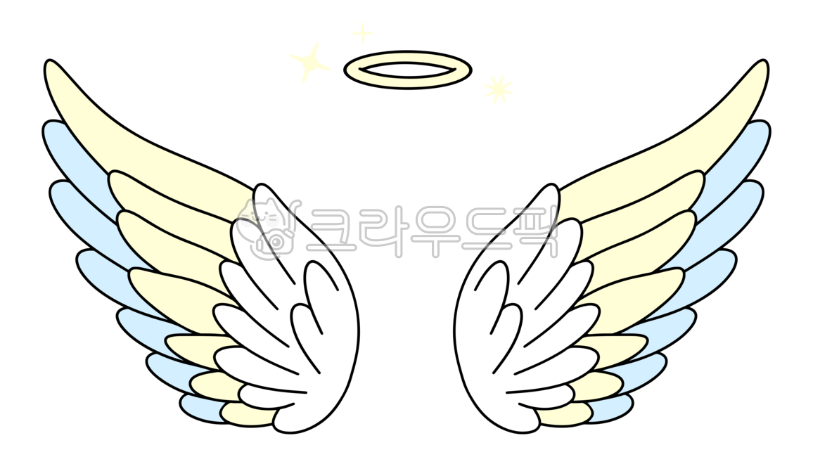 날개합성, 천사날개, 날개, 날개일러스트, 날개장식, 사진,이미지,일러스트,캘리그라피 - 마이블리작가