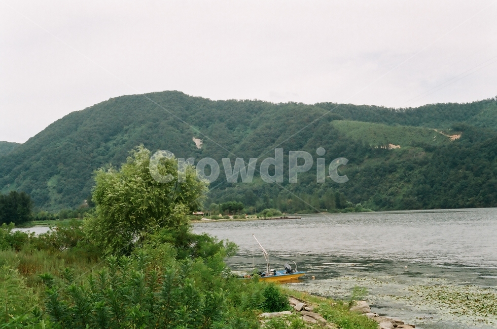 가평,남이섬,강,나무,산,자연,풍경,nature,landscape,transportation,교통,boat,보트,vehicle,차량