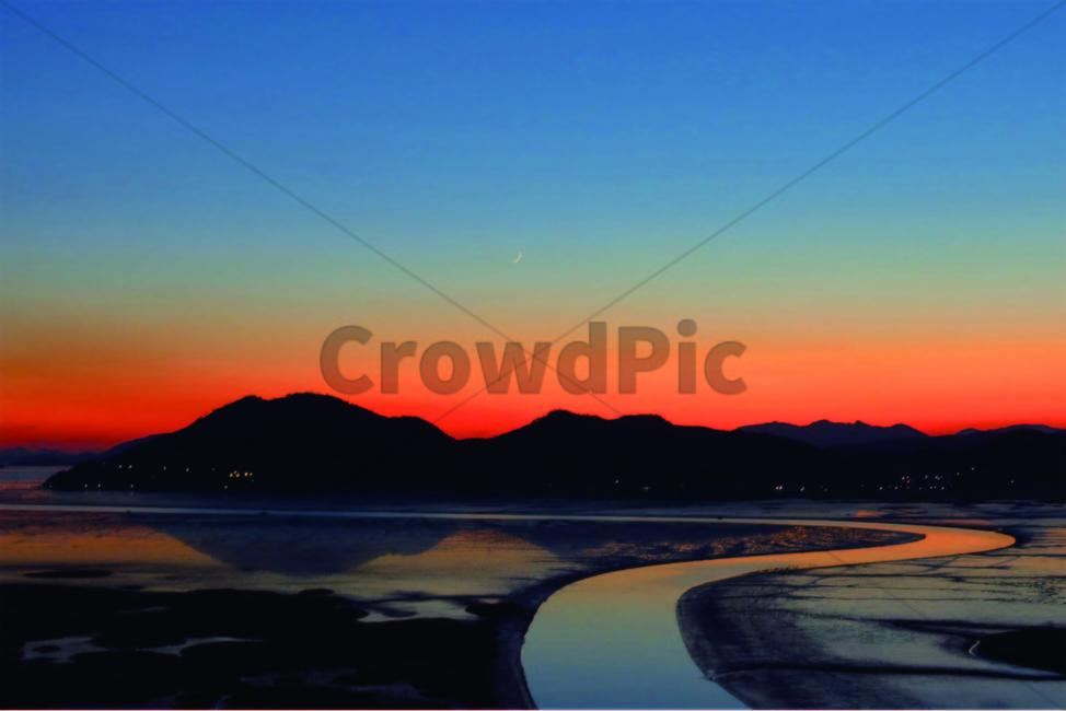 강,river,노을,sunset,자연,순천만,자연,풍경,nature,landscape,outdoors,옥외,dusk,황혼,일몰,sky,하늘,dawn,새벽,red sky,붉은 하늘