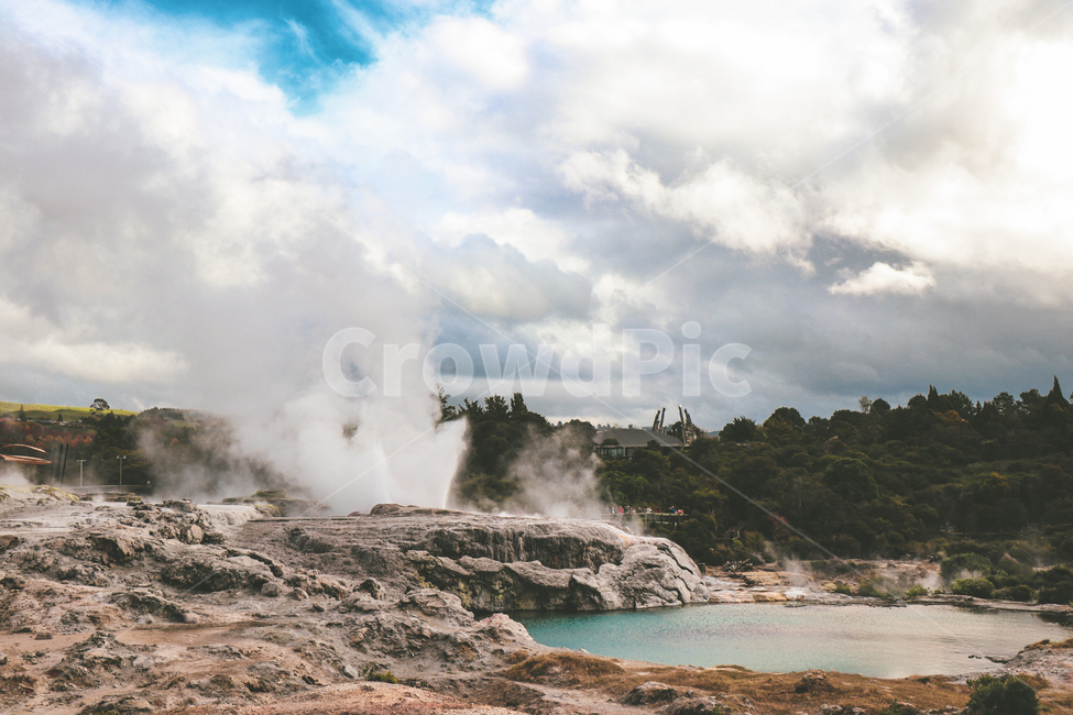간헐천,마오리빌리지,뉴질랜드,북섬,증기,물기둥,유황,물,온천,분출,열수,고온,화산지대,화산,불의고리,환태평양조산대,geyser,geysis,newzealand,northisland,ringoffire,steam,hotspring,자연,풍경