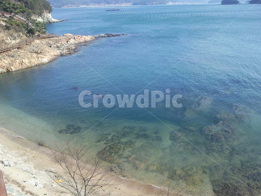 Beach,Emerald,Tongyeong,south sea,Tongyeong sea