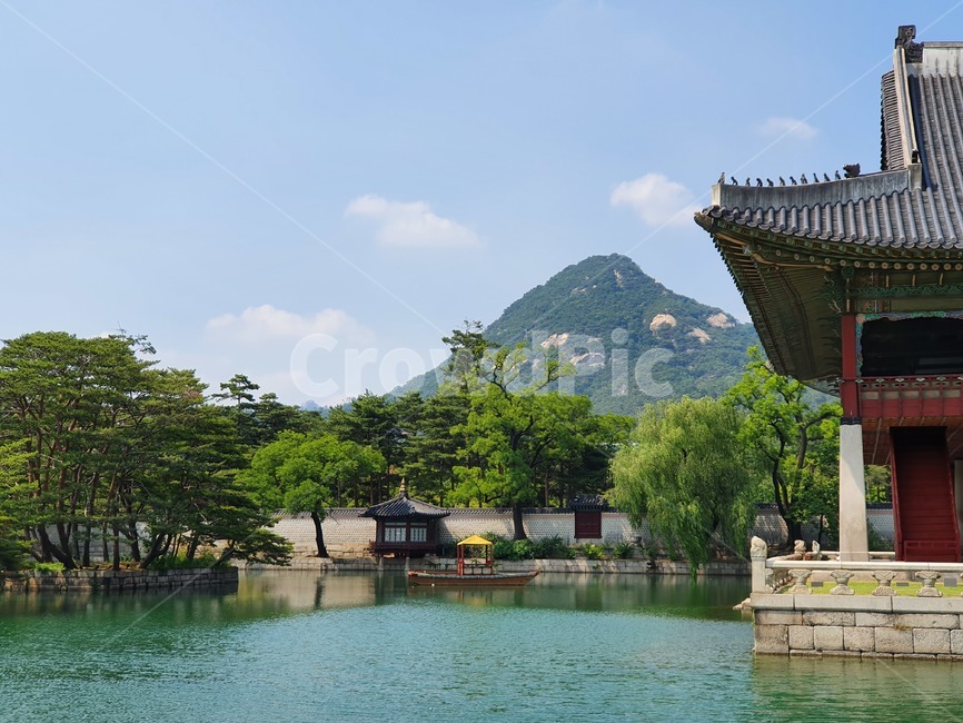 경복궁,경희루,왕,한국,전통,궁,한국의전통