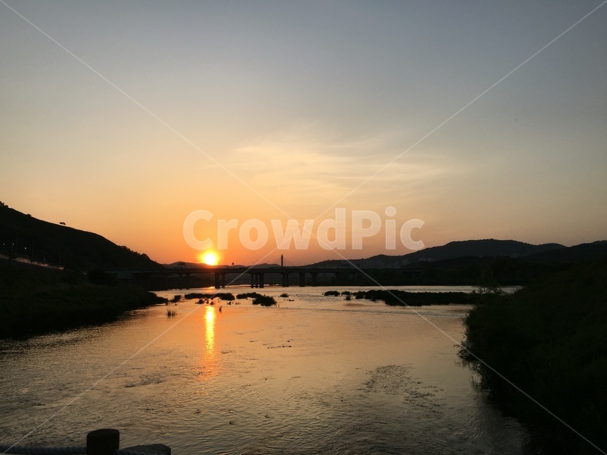 nature,자연,outdoors,옥외,sunlgiht,햇빛,노을,sunset,하중도,river,대구,daegu