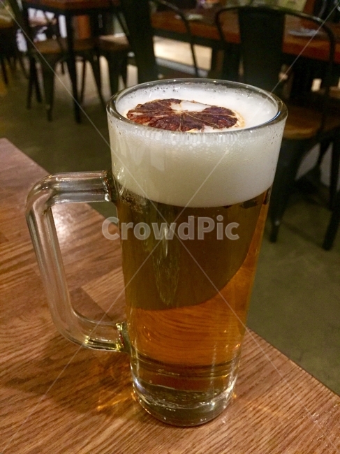 맥주,생맥주,크림생맥주,퇴근후,말린오렌지,술,주류,alcohol