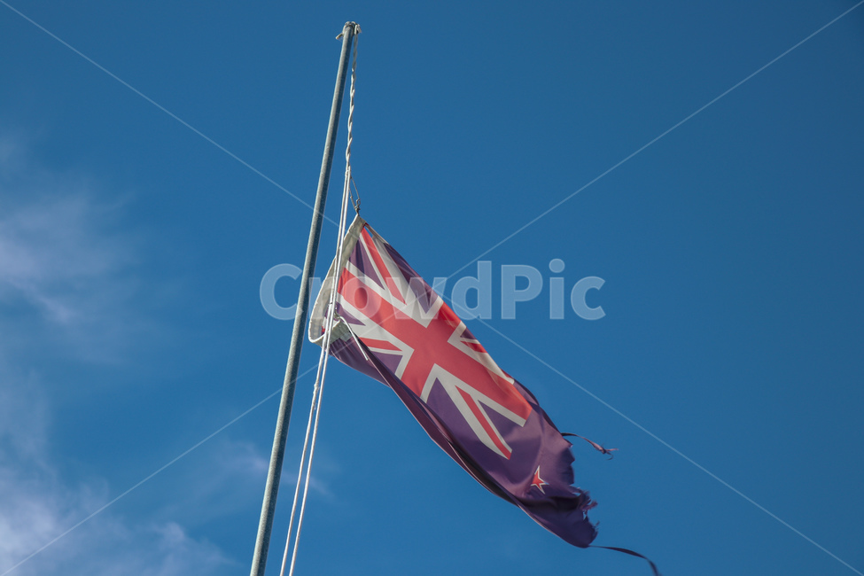 뉴질랜드,국기,바람,휘날리는,하늘,windy,flag,뉴질랜드국기,영국령,마오리족,해외,외국,세계,foreign,oversea,world