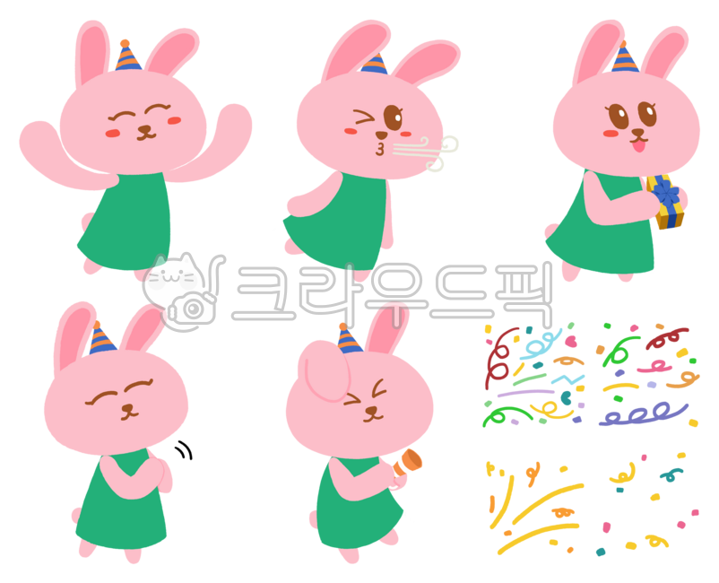 Rabbit,birthday rabbit,birthday rabbit clapping,clapping,rabbit character,character,rabbit illustration,clapping rabbit,birthday,happy birthday,celebration,birthday party,anniversary rabbit,birthday rabbit gift,gift,rabbit giving gift,birt