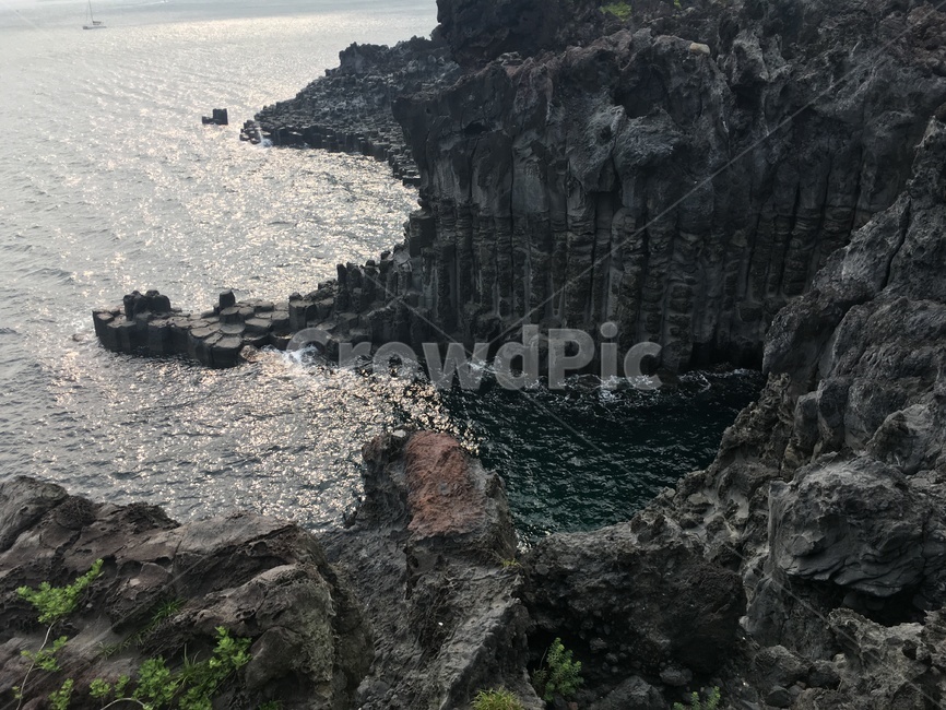 nature,자연,낭떠러지,cliff,옥외,outdoors,제주,제주도,주상절리대,주상절리,바다