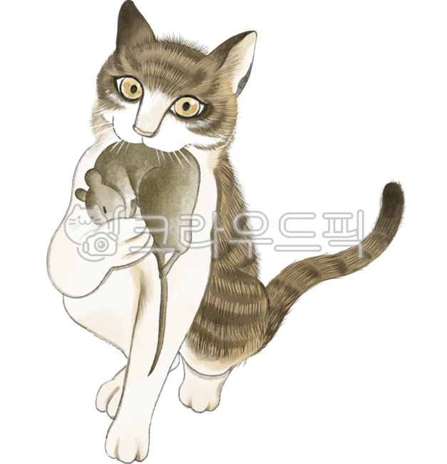고양이,쥐,민화,쥐잡아먹는,쥐먹는,쥐사냥,고양이그림,고양이와쥐,cat,rat,mouse