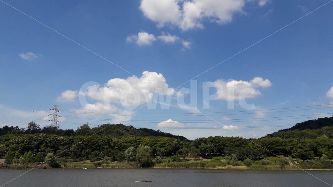 구름,하늘,호수,파란하늘,인천대공원,자연,풍경,nature,landscape,한국자연풍경,한국자연경관,korea nature landscape,outdoors,옥외,weather,날씨,cumulus,적운,sky,cloud,water,물,land,땅