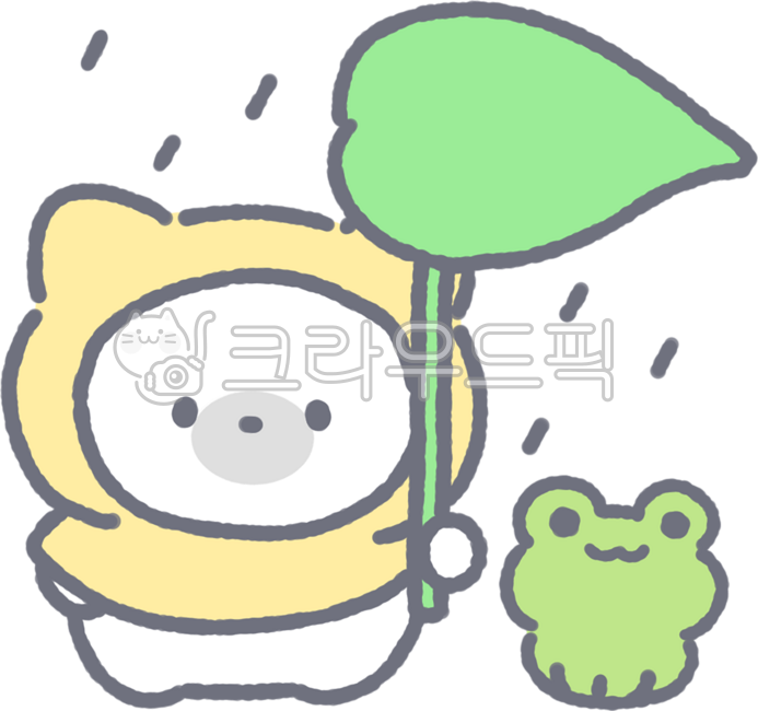 cute,animal,cat,emoticon,umbrella,rain,frog
