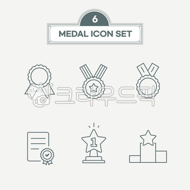 Line icon,iconset,icon,medal,Simple icon