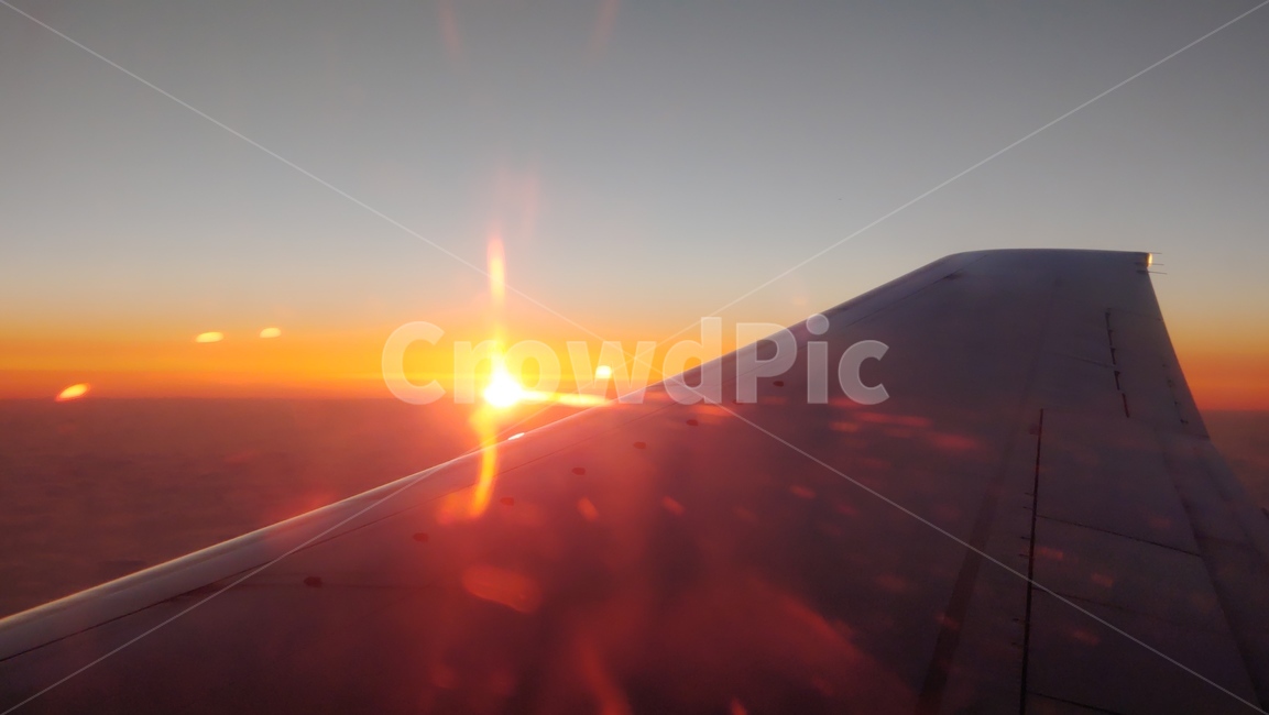 해돋이,일출,비행기날개,붉은태양,sunrise,puestadelsol
