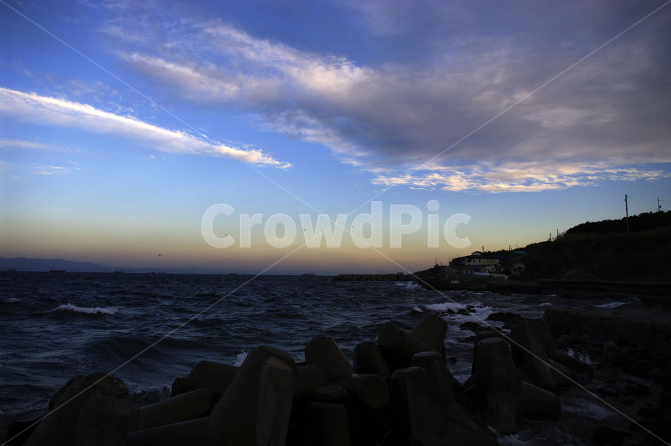 수평선,방파제,파도,바다,하늘,구름,풍경,자연,풍경,nature,landscape,promontory,곶